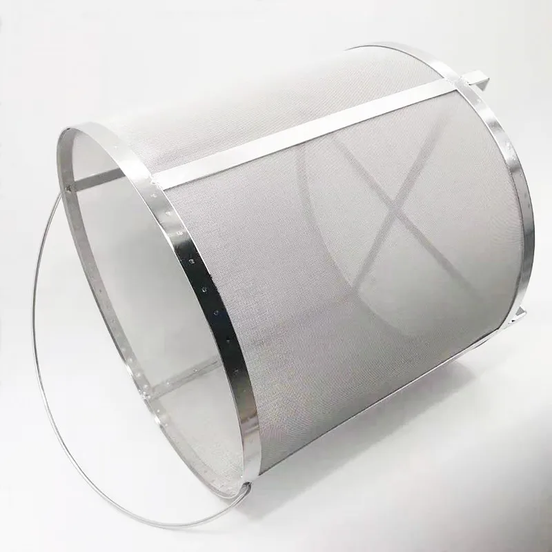 400 micron home brewing stainless steel beer brew hop filter strainer grain basket for homemade beer