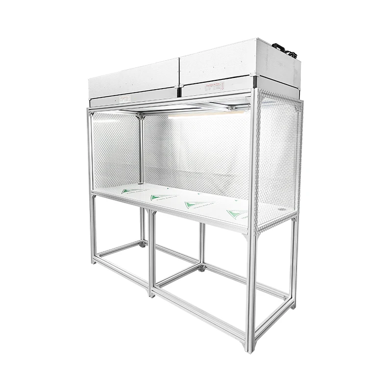 Laboratory Air filters hepa pcr workstation laminar flow cabinets clean bench with uv lamp anti-static curtain available