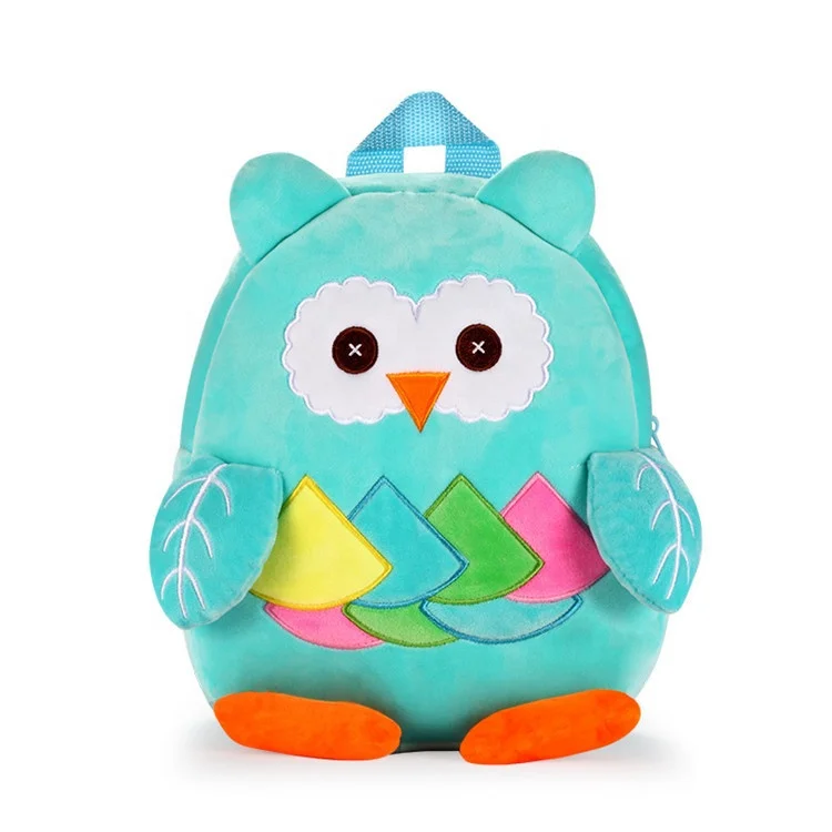 Mochilas de dibujos animados preciosas felpa Mini bolsa de la escuela para los ninos