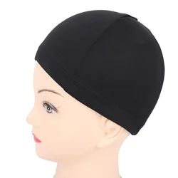 Lovely 3 Look Net Elastic mesh Spandex dome Wig Caps For Making Wigs