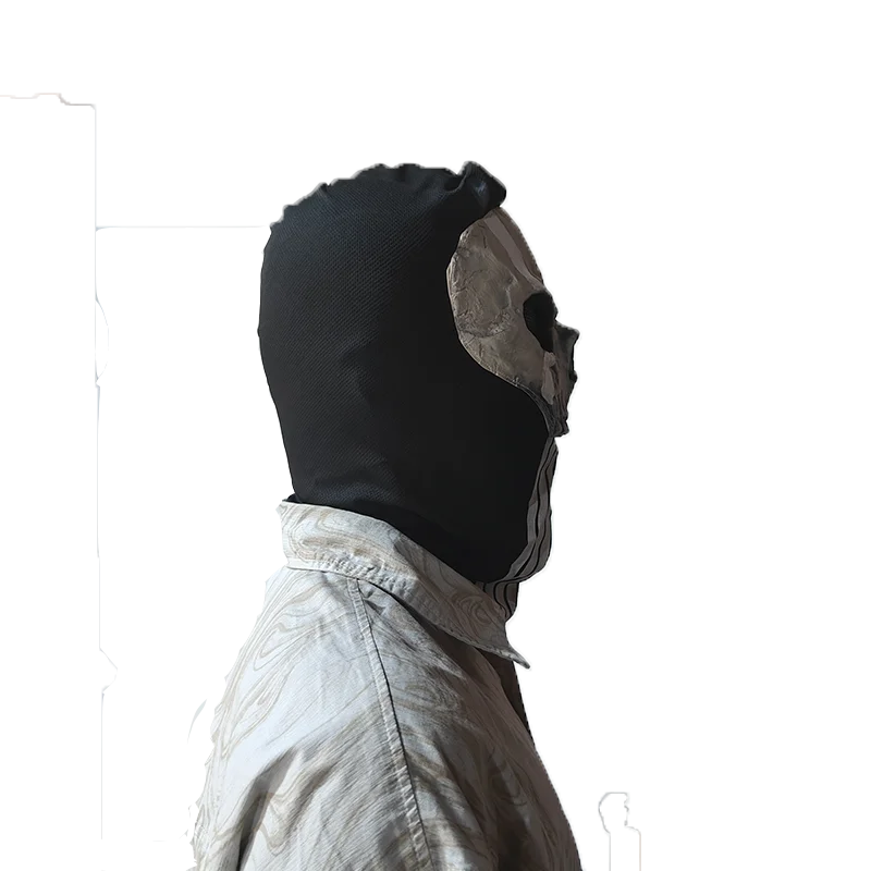 Customizable Halloween Call of Duty Ghost Costume Scary Demon Screaming Ghost Latex Mask Carnival Shape Face Mask