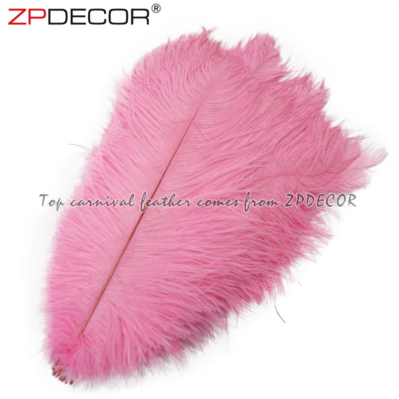 ZPDECOR оптовая продажа 35-40 см запас окрашенных страусиных перьев дешево для украшения свадебного центрального стола