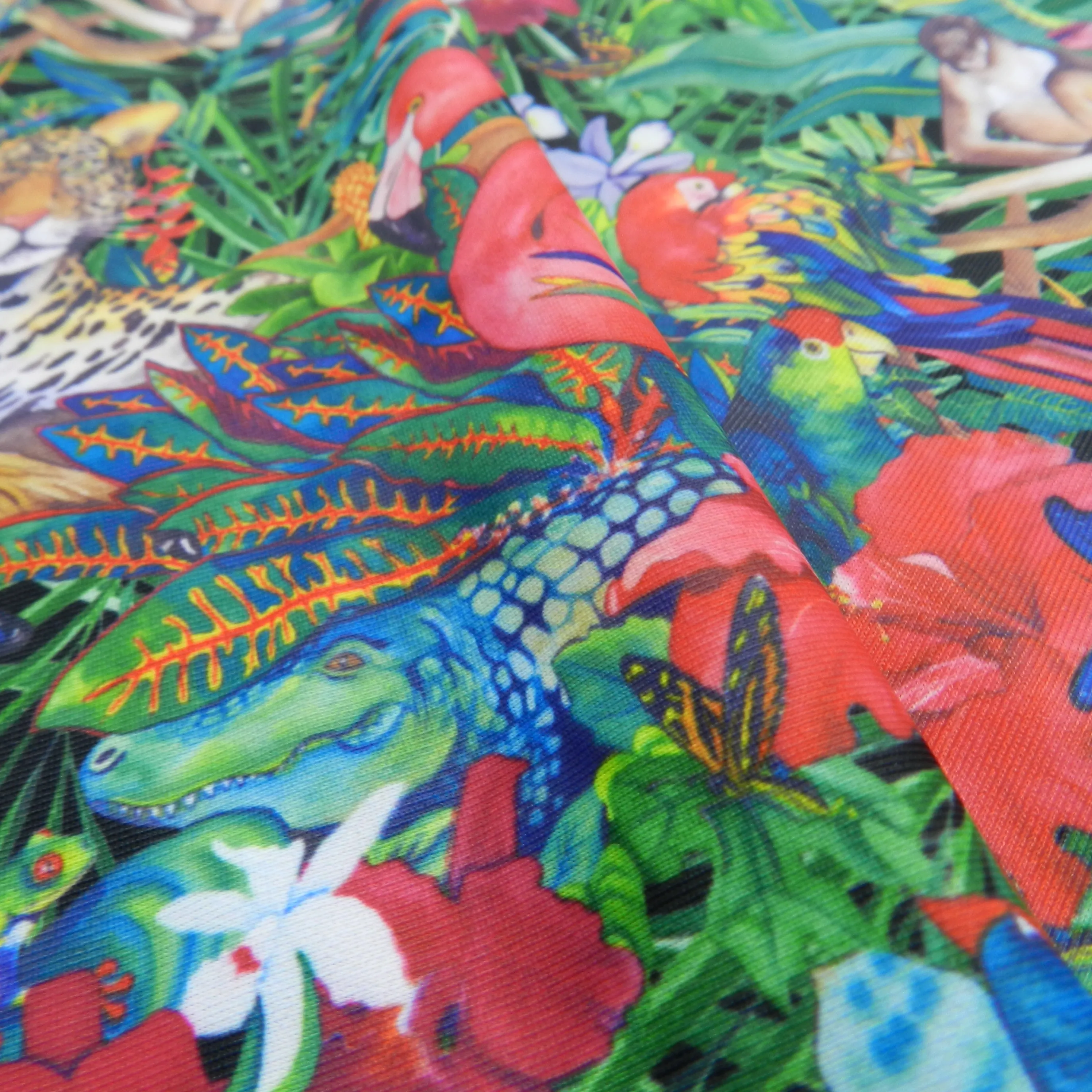 Character fabric digital printing digital printing machine fabric recycled polyester fabric swimwear
