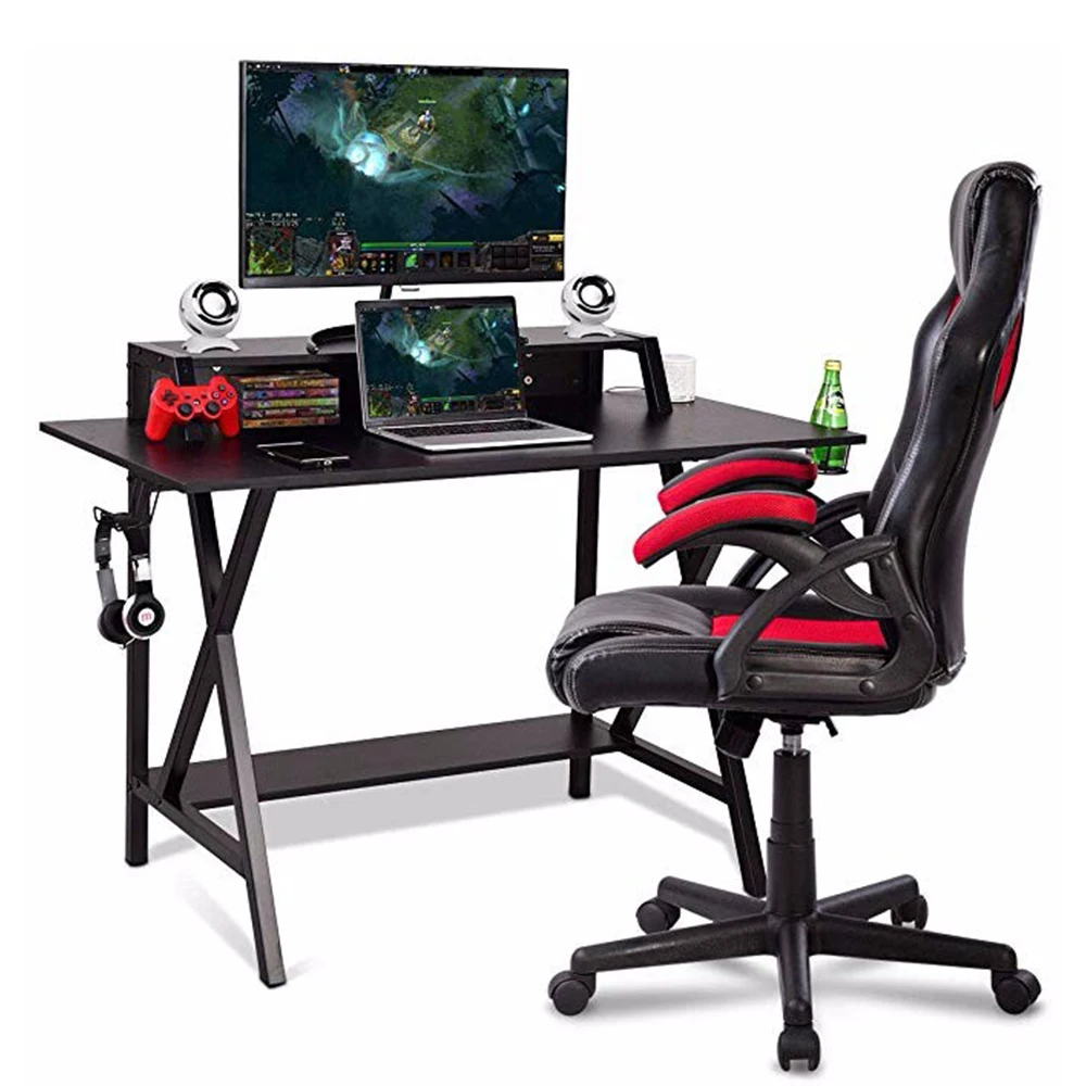 
 Morden Cheap Price Factory Wholesale Young Professional Computer Table PC Desk Youth Gaming Desk Corner Desk Home Furniture  