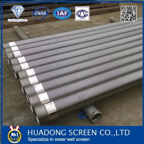 6 inch johnson water well screen pipe/Slot Well Screen