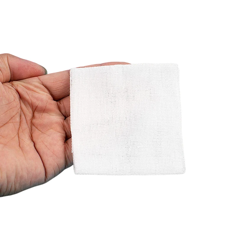 Hot Selling Multi Purpose Non Woven Gauze Pad 4x4 100% Pure Cotton Medical Compress Gauze Swab For Stop Bleeding
