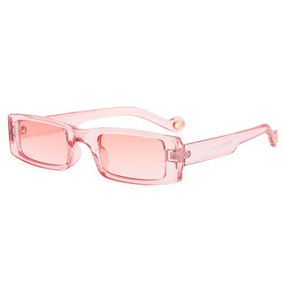 2022 New Trendy Hot Selling Narrow Chunky Plastic Frame Sun Glasses Multicolor PC Rectangle Sunglasses For Men Women