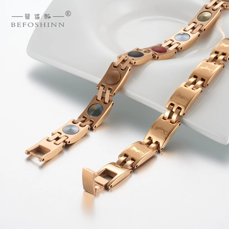 Healthy Energy Magnetic Necklace Germanium Titanium 99.99% Gift Necklace for Men and Women