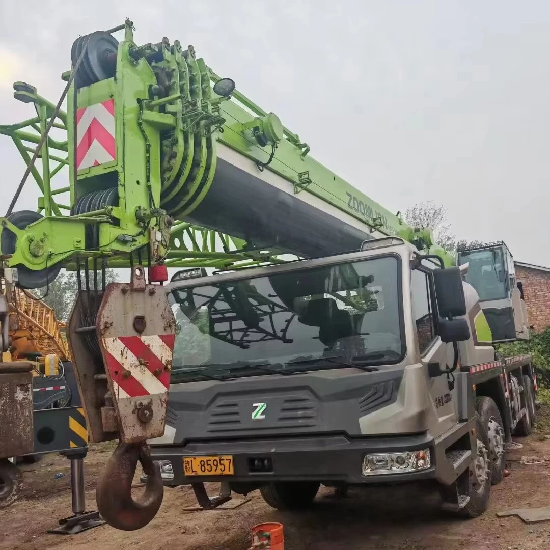 used  zoomlion 35ton truck crane sale with low price in shanghai