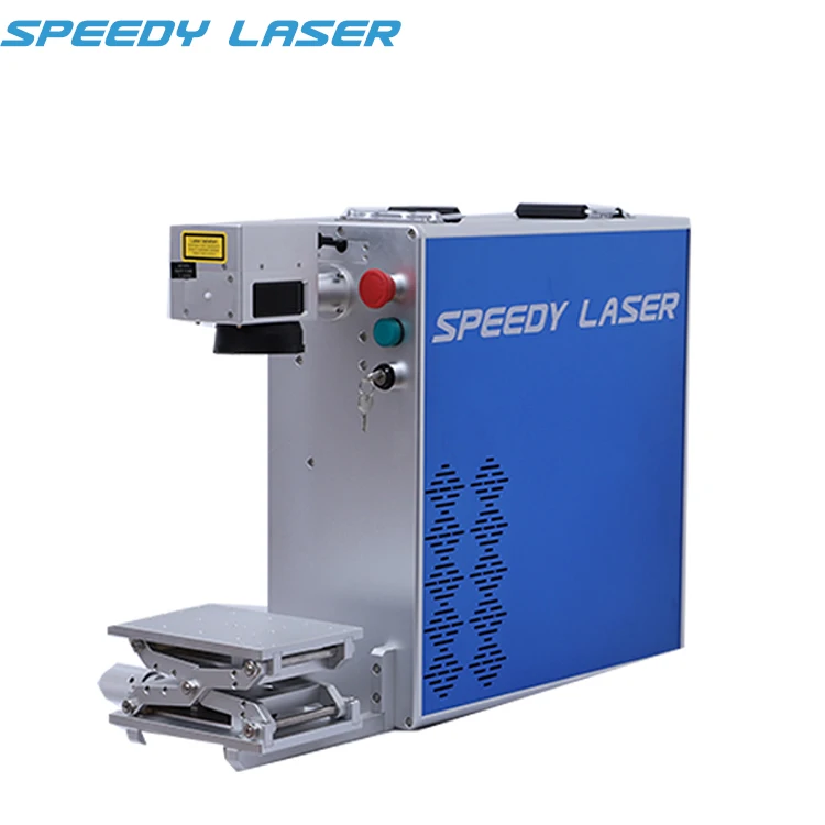 Portable 20W 30W 50W 60W JPT laser engraving marking machine jewelry Nanjing Speedy Laser
