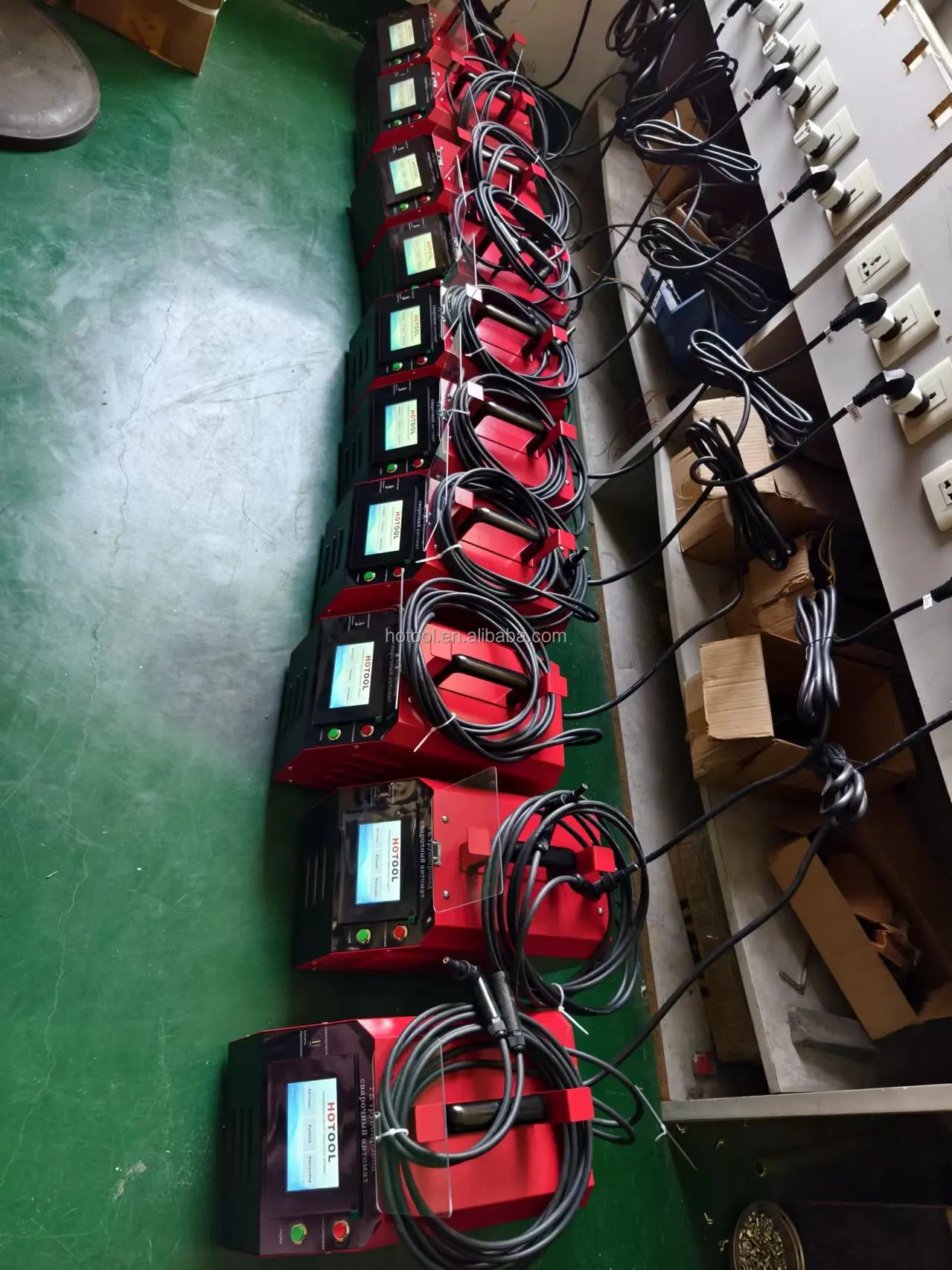 Hotool PE400 220V Electrofusion welder HDPE Thermofusion  PPR pipe Fusion Machine for Construction Industries 20-400mm