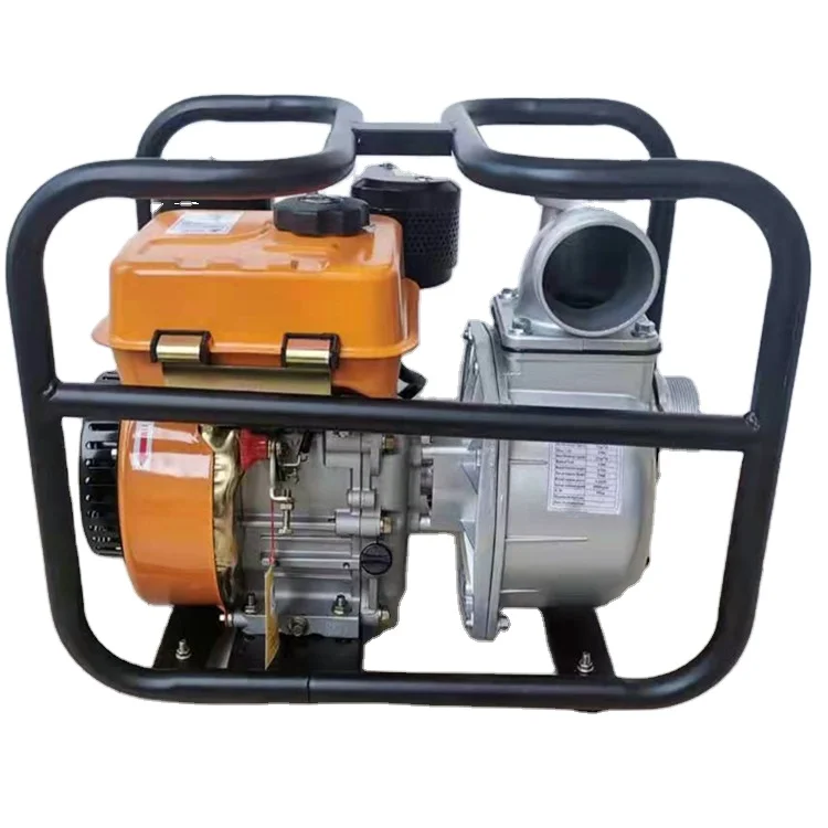 3-дюймовый 170F ручной запуск дизельный водяный насос 5HP двигатель водяного насоса