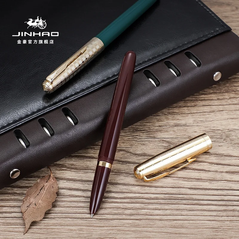 Jinhao 86 дизайн в сетку ручка колпачок перьевая ручка рекламный подарок каллиграфия гладкая ручка для письма