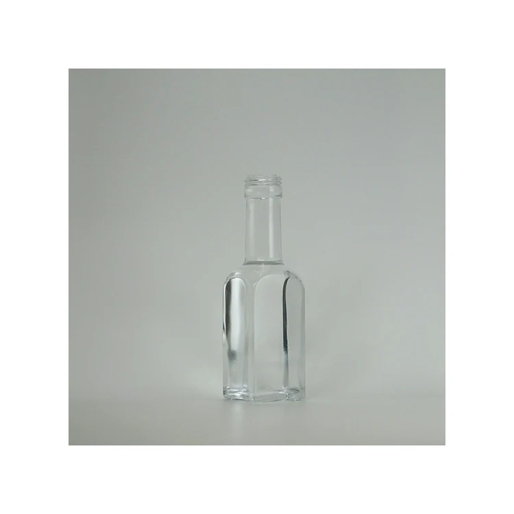 Wholesale stylish shape 200ml 300ml small glass bottles for olive oil