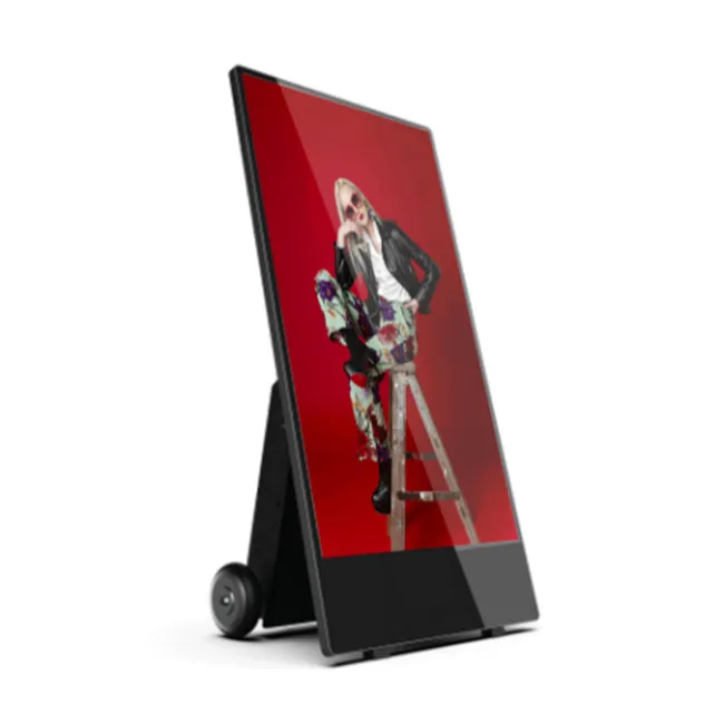 Wivikiosk Новое поступление 43 дюйма с батарейным питанием портативный открытый Digital Signage и дисплеи