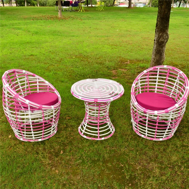 High Quality Rattan Table And Chair Sets  Outdoor Balcony Rattan Sofa Garden Balcony Rattan Table Chair