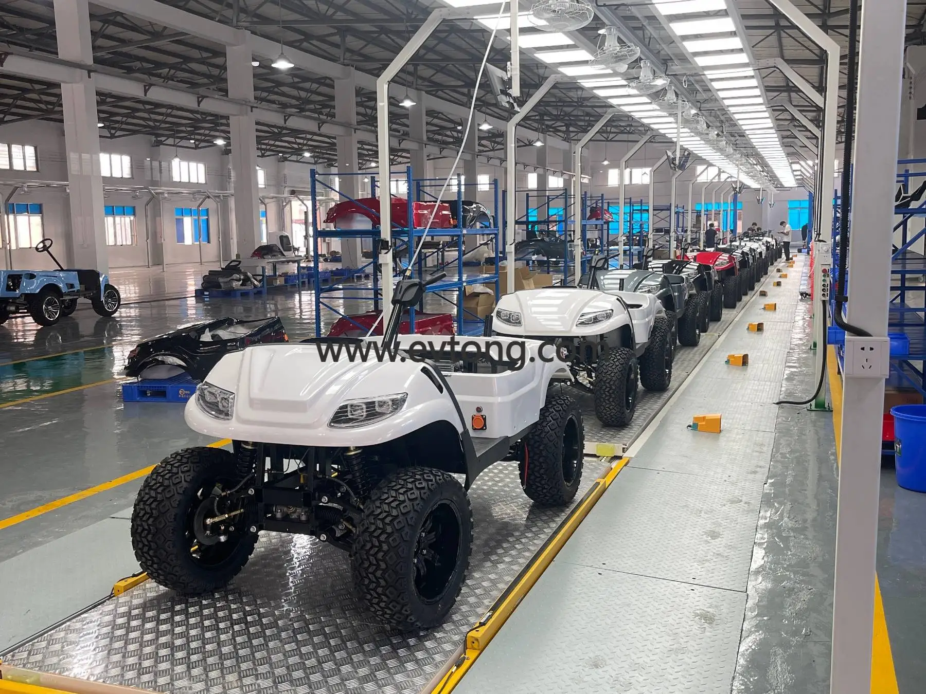 Cheap 6 Passenger Off Road Golf Cart Electric Vehicles With Folded Back Seat