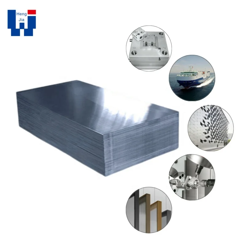 Hengjia High Quality 6061 6063 6082 5052 5083 Aluminum Sheet Plate For Mould Watercraft Facade