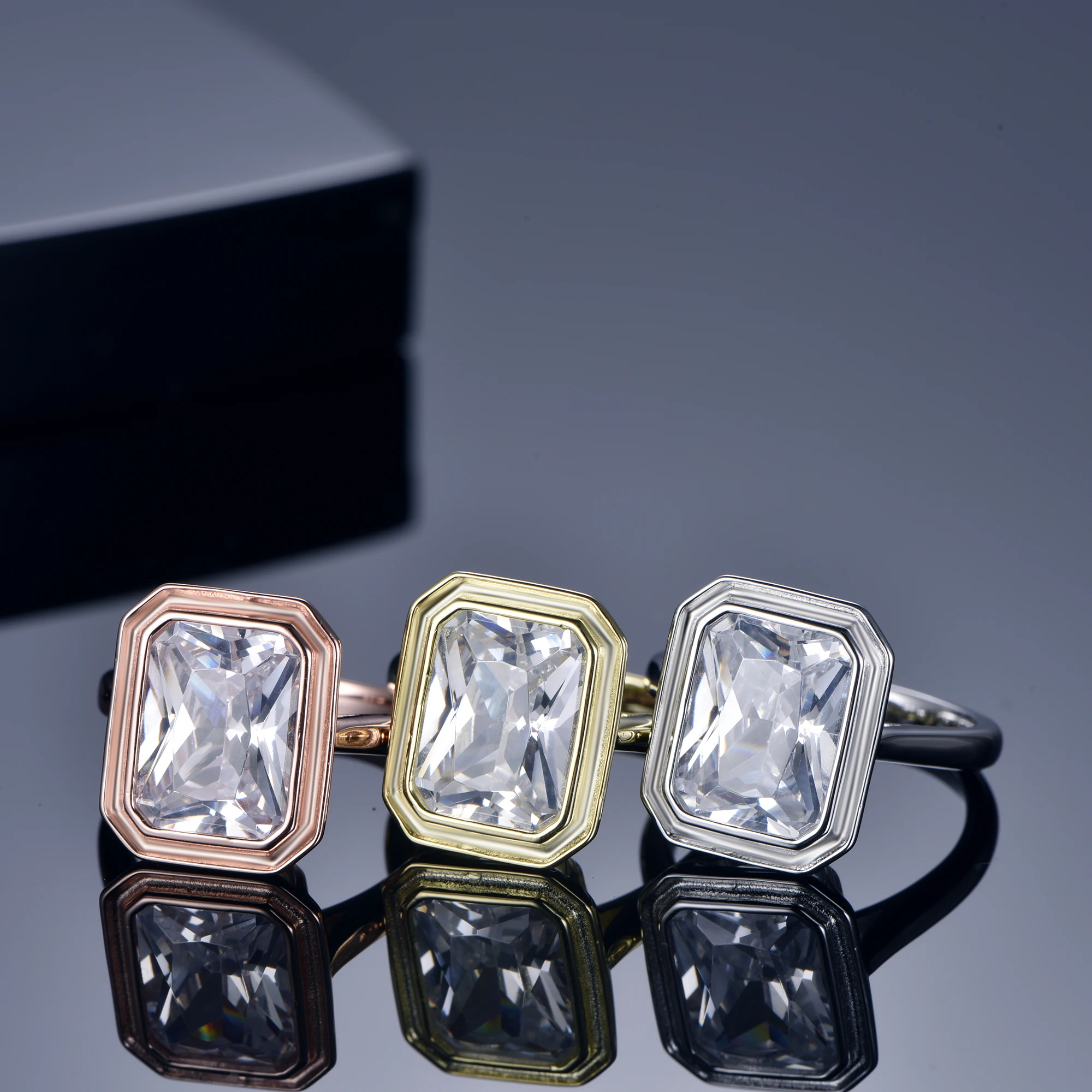 Cushion Cut Engagement Ring in 14k/18k Gold Rings Moissanite Halo Diamond Ring Silver Women Jewelry