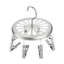 Kids children round towel rack hanger set baby clip hanger cloth clothes hangers clip