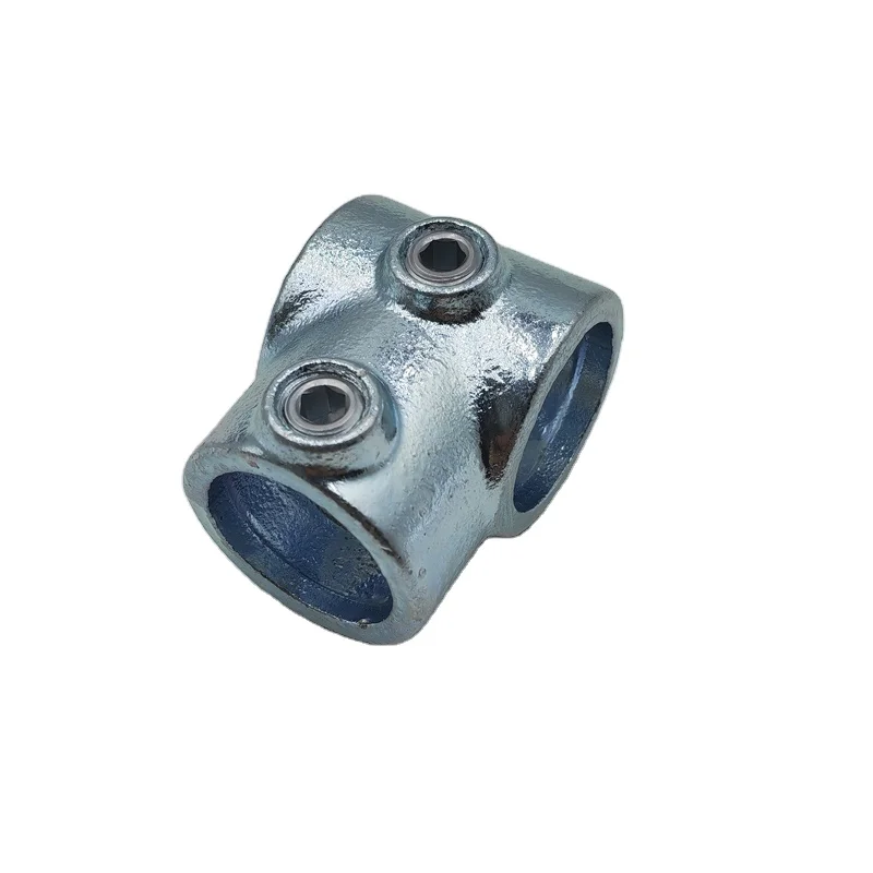 A101C Galvanised Key clamp fittings iron pipe clamp fittings malleable iron pipe clamps