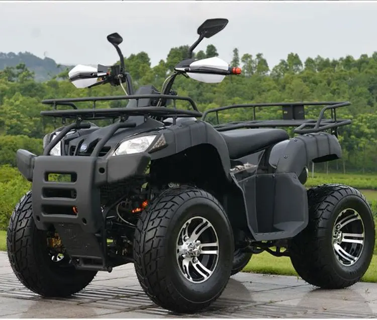 All-terrain mountain bike two-person snow and land four-wheel motorcycle off-road mountain patrol vehicle