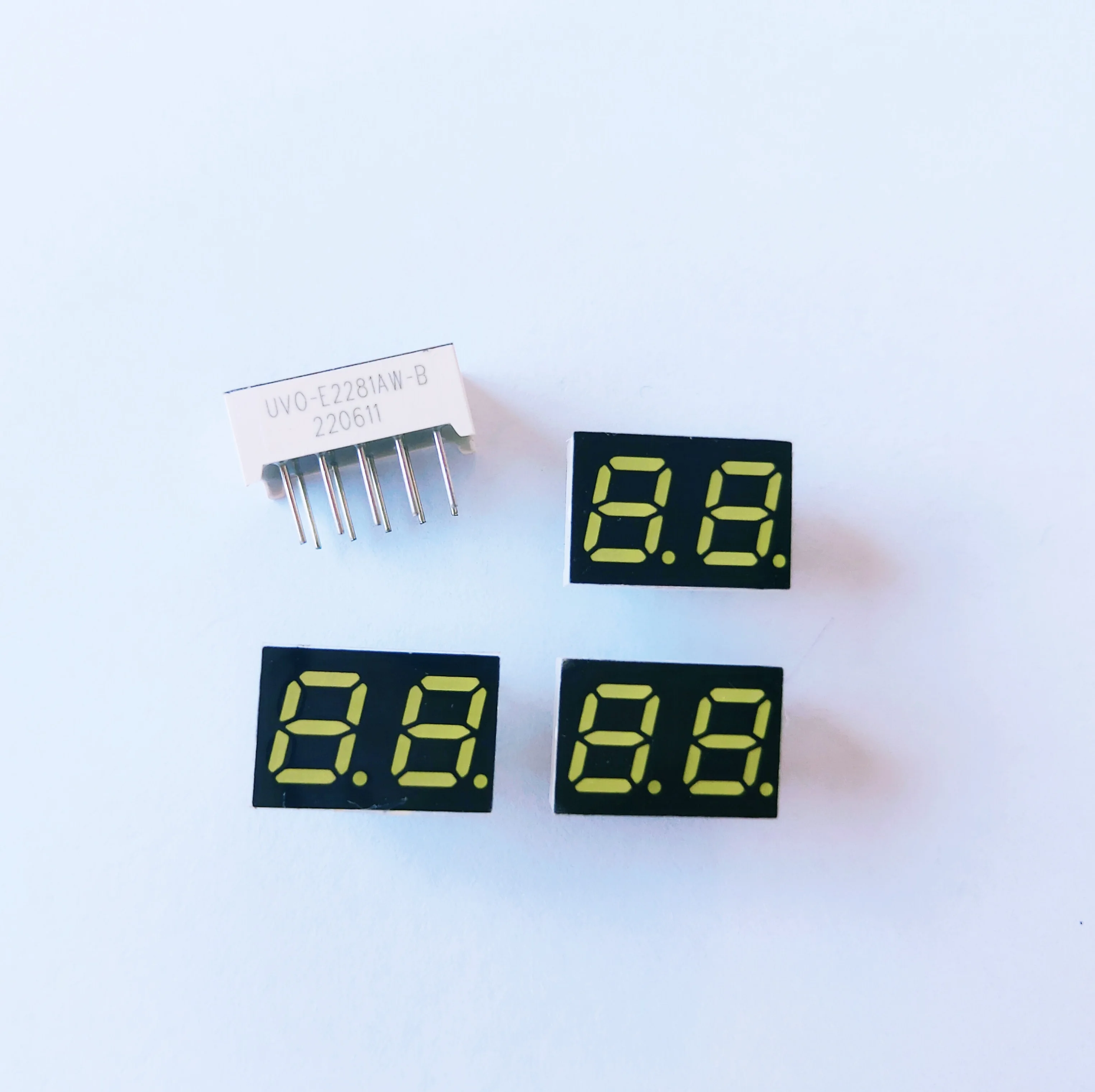Professional Manufacture 0.28 Inch Common cathode Digital modules 2 Digit 7 Segment Led Display