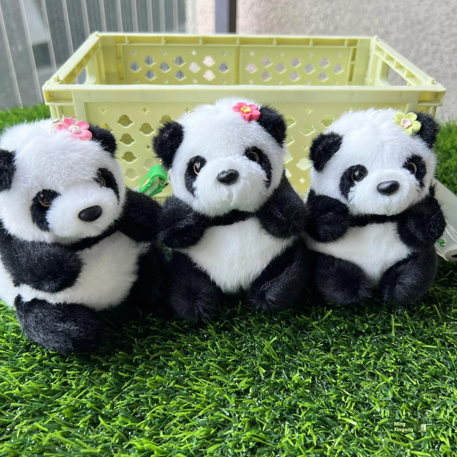 Authentic Chengdu Panda Base Tongfei Stuffed Keychain Huahua and Ye Cotton Travel Commemorative Bag Pendant Gift