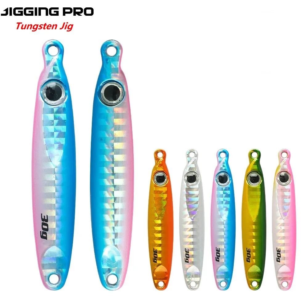Jigging pro Fishing Pesca 10 г 15 г 25 г 30 г 40 г 60 г Вольфрамовая приманка для морской рыбалки для крепкой рыболовной приманки