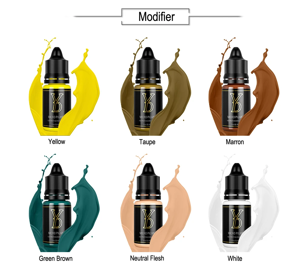 Lushcolor YD Color Del Tatuaje Mezclador De Cups Para Tinta De Tatuaje De Tatuaje Permanent Makeup Pigment