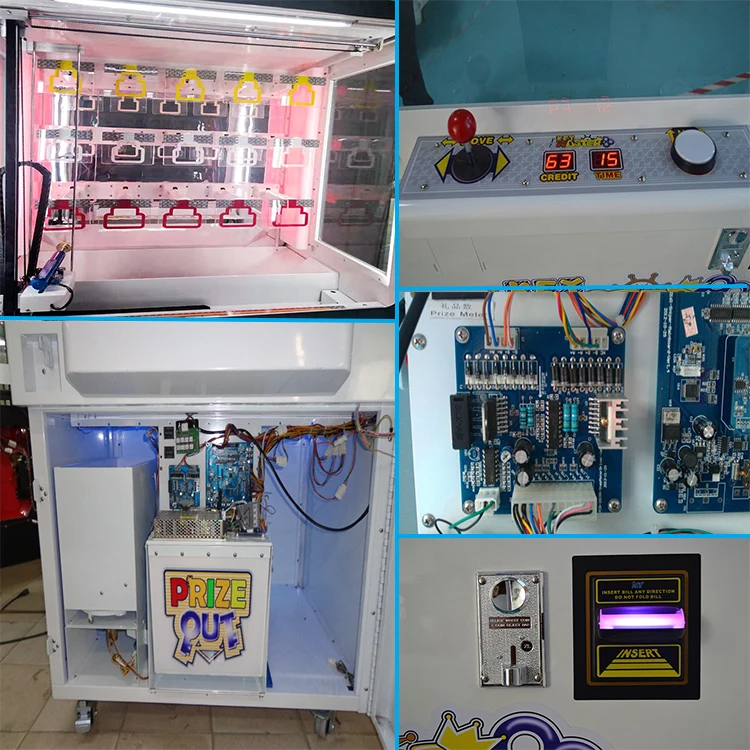 stacker game machine key master coin operated key master lipstick vending game special vending machine key master