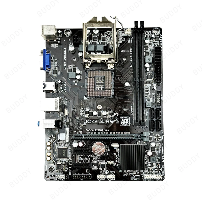 factory Outlet  H110 Desktop Motherboard LGA 1151 gaming Motherboard Dual-channel DDR4