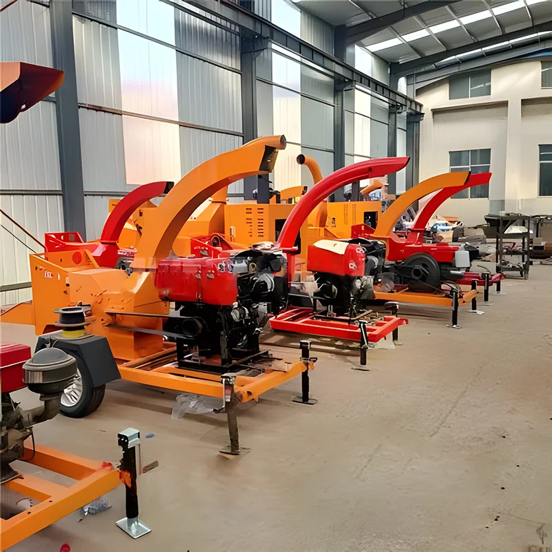 Wood Crusher Pulverizer Chips Tree Branch Electric Tree Mobile Wood Branch Crusher For Mushroom