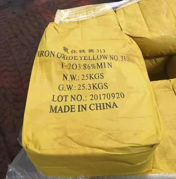 colour pigment concrete dye pigments 25kg/bag iron oxide yellow 920  313 for bricks