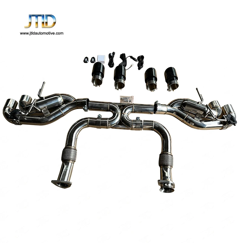 Performance X pipe valvetronic exhaust catback system for Chevrolet Corvette C8 exhaust