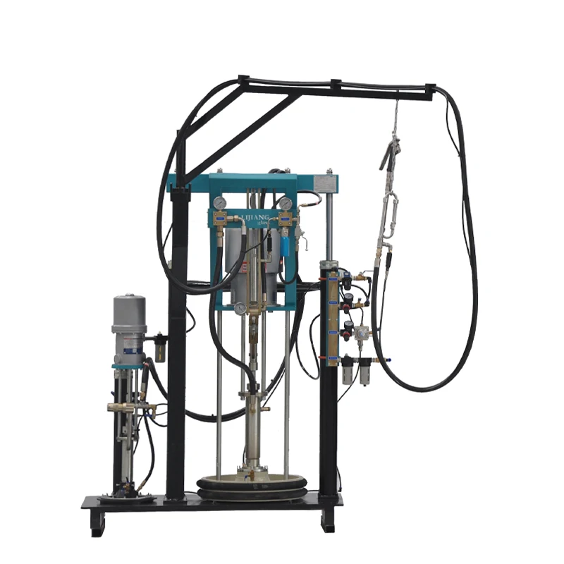 Manual Two Pumps Two Component Silicone Extruder Machine Sealant Spreading Machine 3