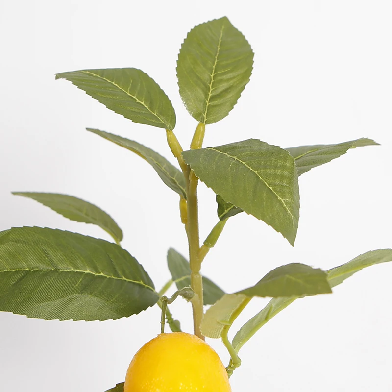 42cm Artificial Plants Artificial Lemon Branches Artificial Lemon with Leaf for Home Decor