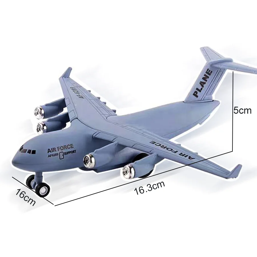 Металлический игрушечный самолет C17 Globemaster мини-истребители для транспортировки и боевых самолетов игрушки детей