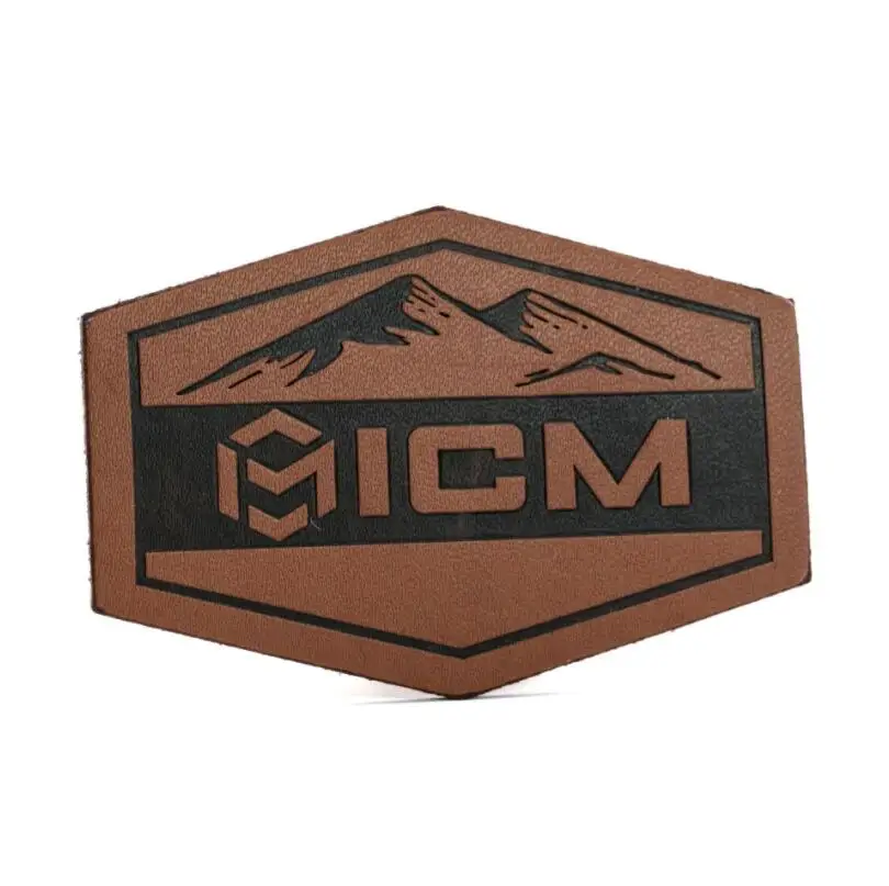 20 Years Custom Logo Hat Pu Leather Patch Soft Debossed Stamp Foldable Leather Label For Clothing Handbags Jeans Garment