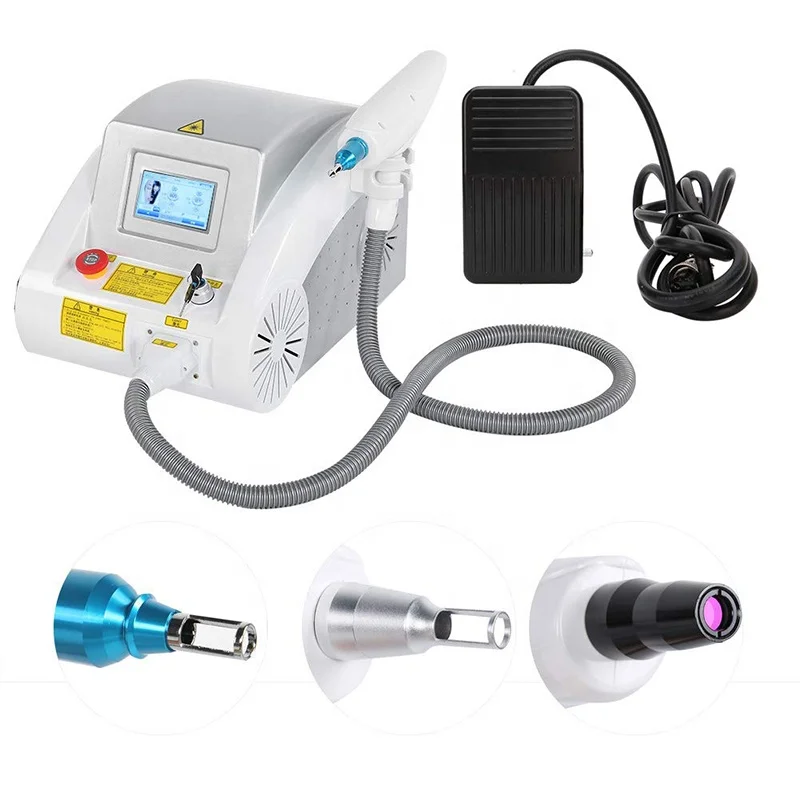Portable Q-switch ND YAG Laser 1064nm 532nm 1320nm Tattoo Removal Pigmentation Removal Carbon Peeling Machine