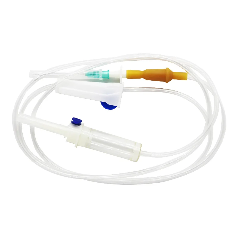 High Quality CE ISO Iv Infusion Set Children/Adult Lock/Luer Slip Transfusion Systems Disposable Infusion Set
