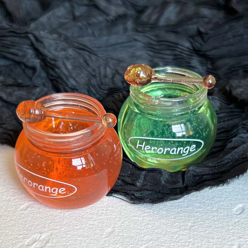 HERORANGE Honey Jar Lip Mask Moisturizing Preventing Dryness Cracking Reduce Lip Wrinkles Repair Lip Cream