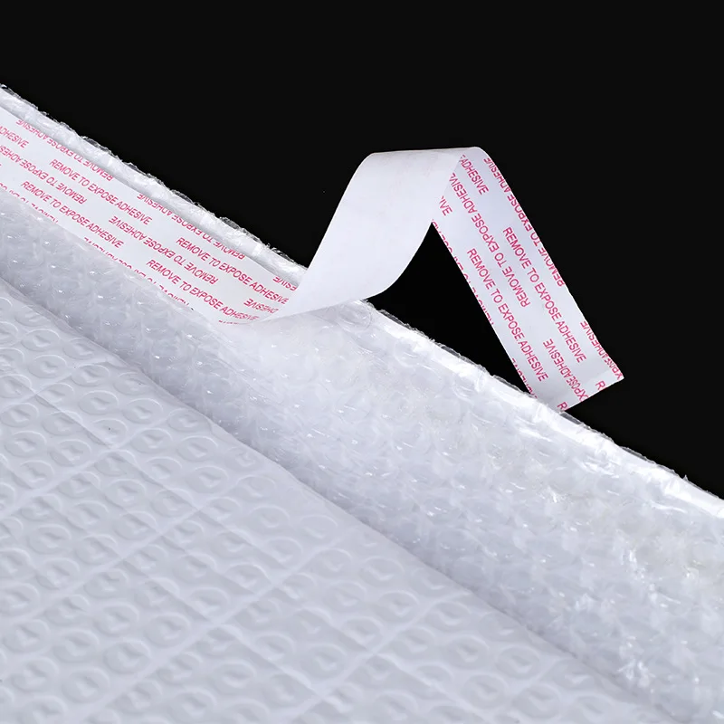 White Self-seal strong Adhesive Biodegradable Custom Bubble Protection Express Courier Air Shipping Wrap Packaging Envelop Bag