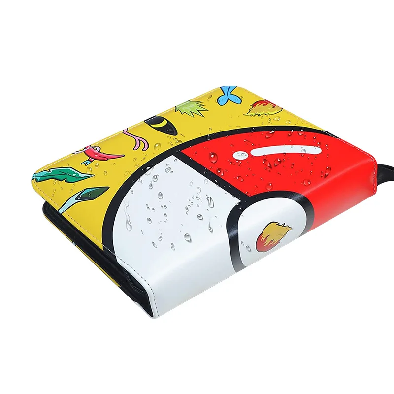 Factory direct sales zipper 4 pocket 12 pocket card binder sleeves trading card  binder for protection and collection card