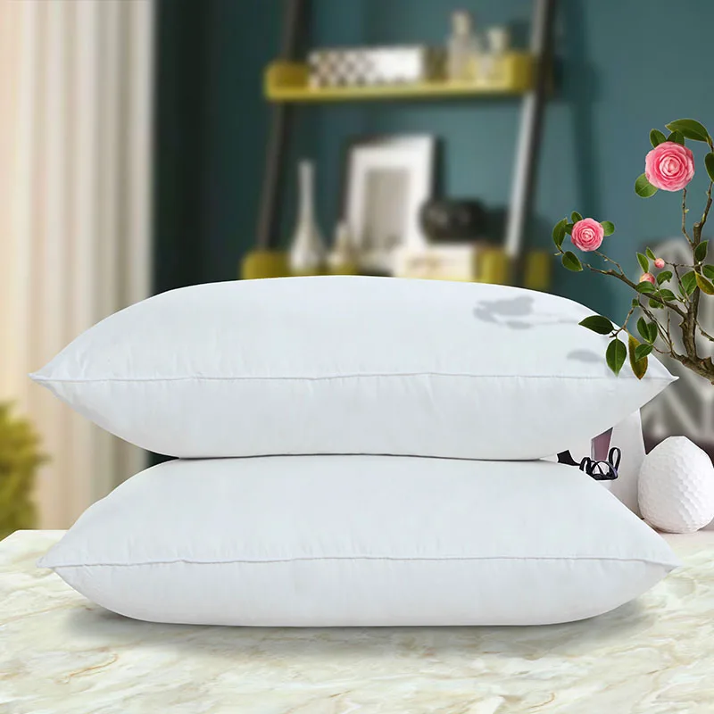 Luxury Microfiber Filling Pillows Wholesale  Polyester Fibre Pillow Insert Big Bed Firm Pillow Custom Logo