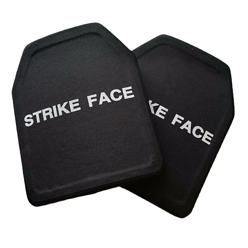 Factory Customized Hard Alumina SIC Ceramic Plate Insert Tactical Gear Front Back Protection Strike Face Plate For Safety