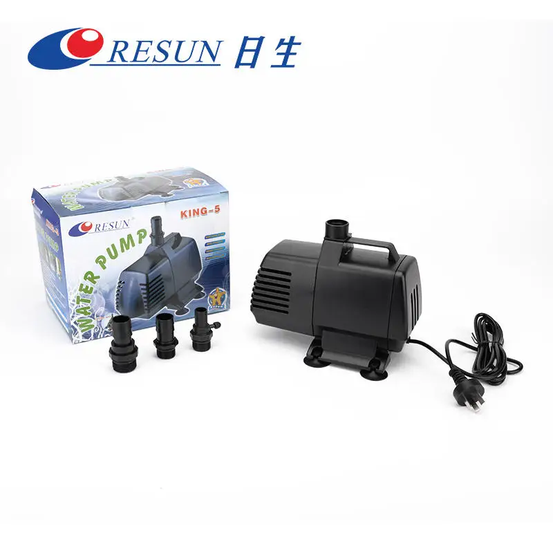 RESUN KING-1F/2F/3F/4F/5F/6F water pump for hydroponic submersible backyard fountain pump low noise