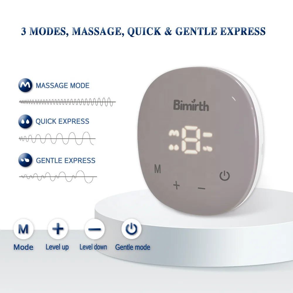 milk sucker Bimirth oem accept fit large breast 1800mAh rechargeable electric double electric breast pump