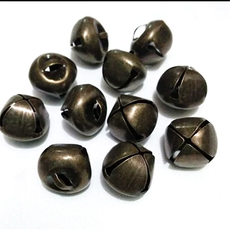 
Custom cross antique retro bronze bells cross decorated Christmas ornaments small bells 