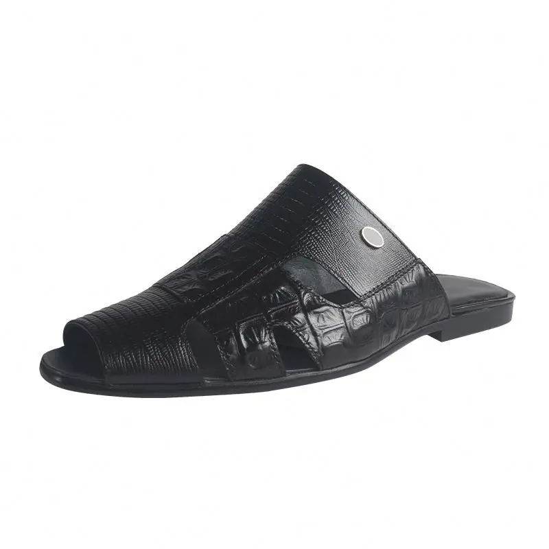 
 Официальная Повседневная Мужская модная обувь, новый стиль, Классические формальные деловые мужские туфли из натуральной кожи, мужские классические туфли, полутапочки  